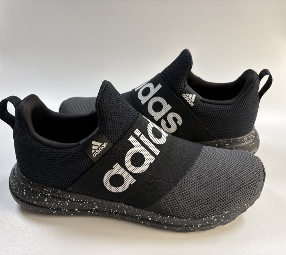 Adidas Lite Racer adapt 6.0 Man Size 13 Black With White Speckled